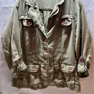 DKNY-Olive Green Women's Jacket